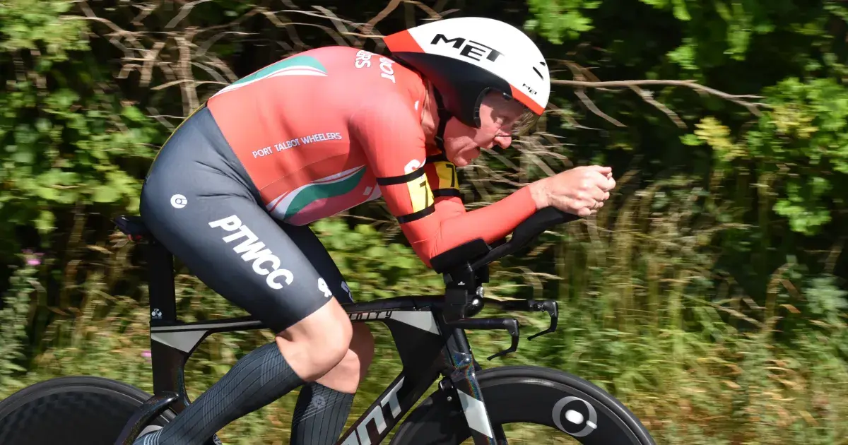 Port Talbot Wheelers cyclist