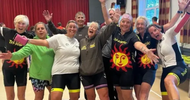Group of women cyclists at 2025 KRT Ladies Only 10-Mile Time Trial Charity Event in Cornwall