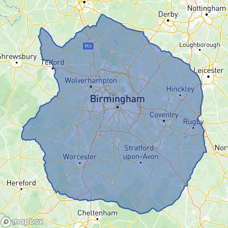 District boundary map