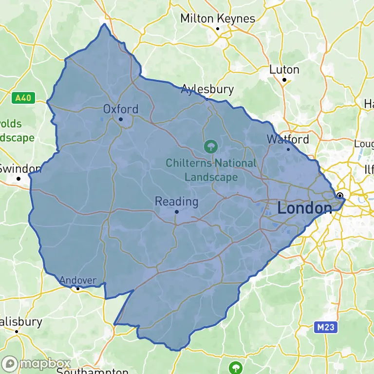 District boundary map