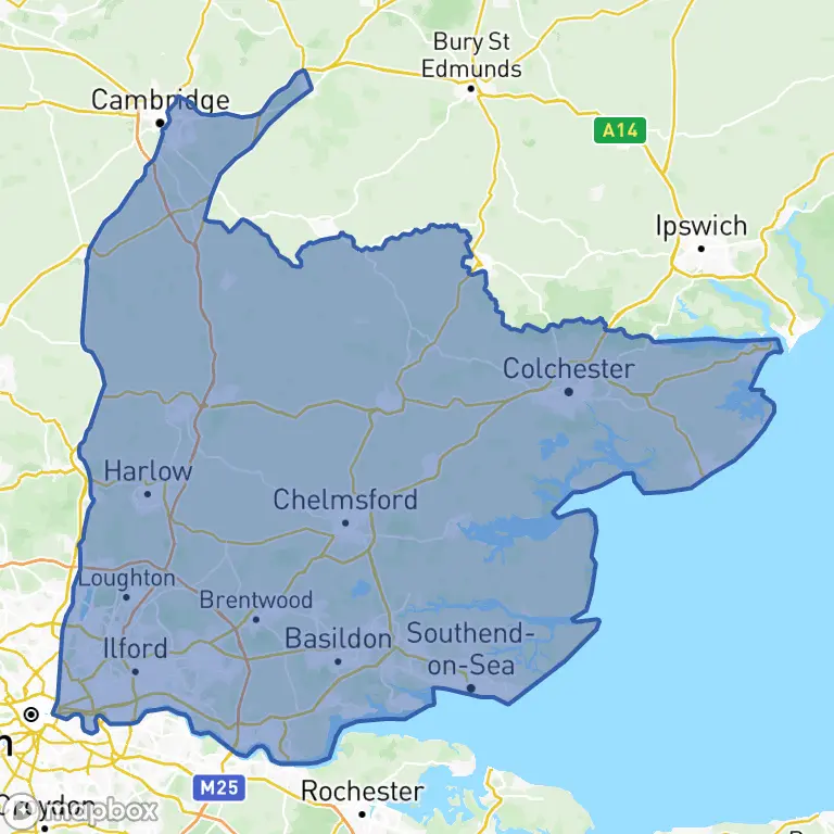 District boundary map
