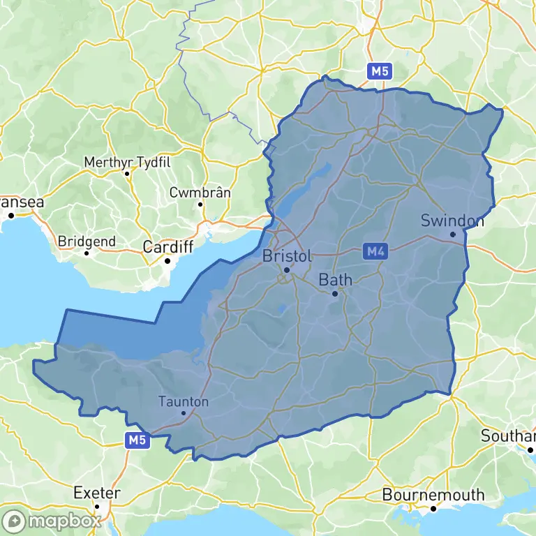 District boundary map