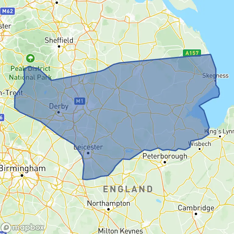 District boundary map