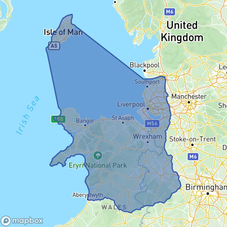 District boundary map