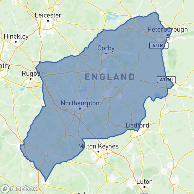 District boundary map