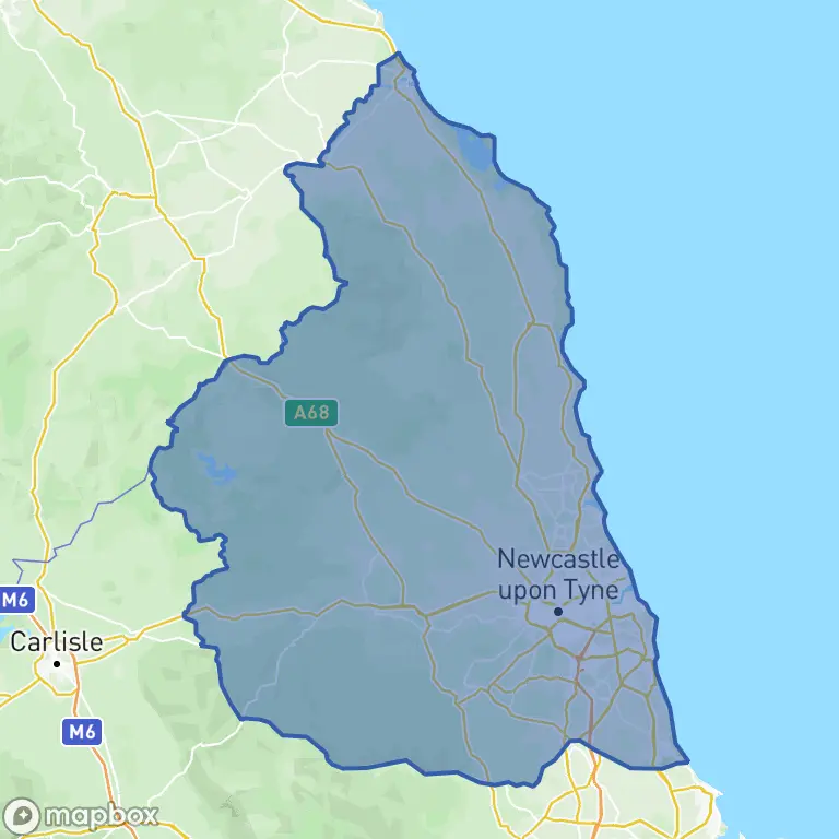 District boundary map