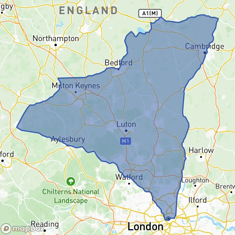 District boundary map