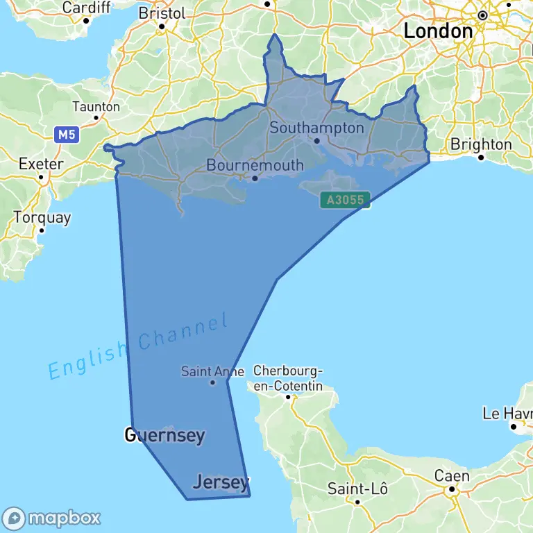 District boundary map