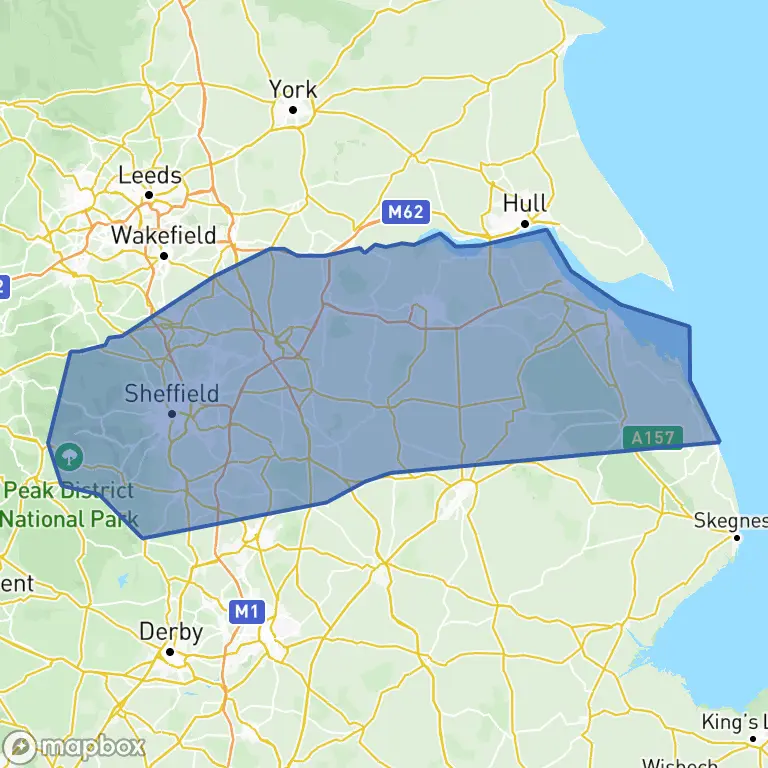 District boundary map