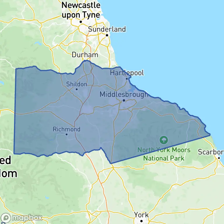 District boundary map