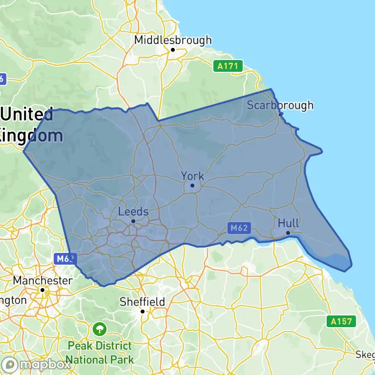 District boundary map