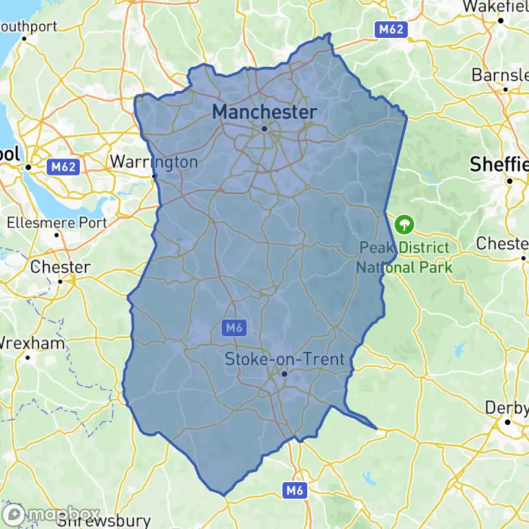 District boundary map