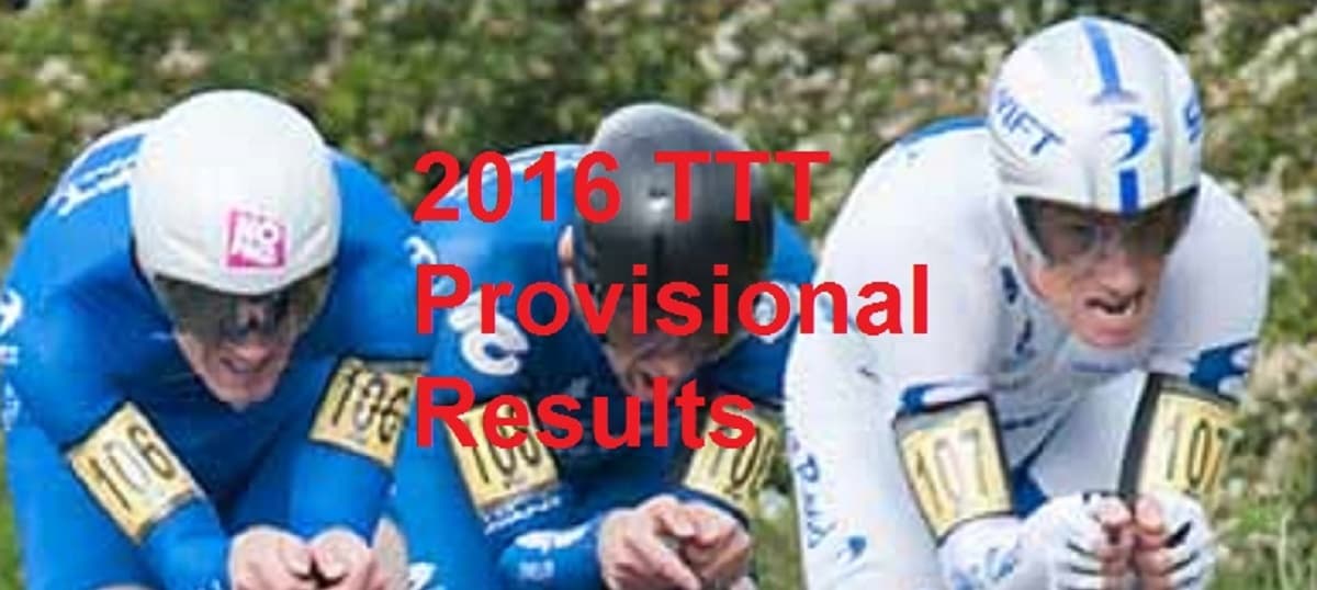 TTT - Provisional Results
